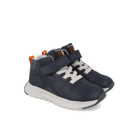 BIOMECANICS ΠΑΙΔΙΚΑ SNEAKERS HIGH ΜΕ ΣΚΡΑΤΣ ΜΠΛΕ 251252-A089